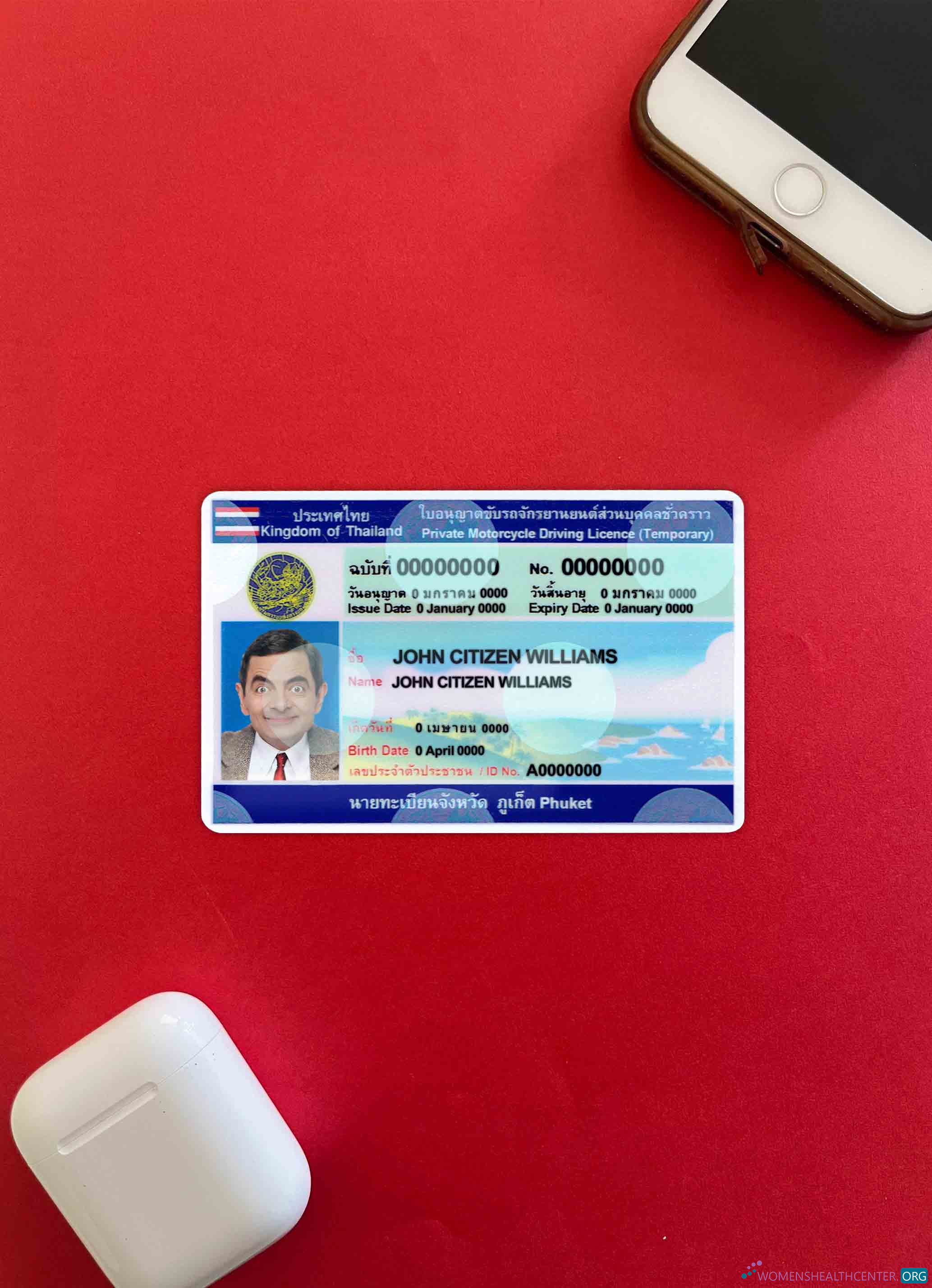 Download Thailand DL photolook FRONT Photoshop template